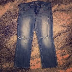 American Eagle Crop Jean Vintage